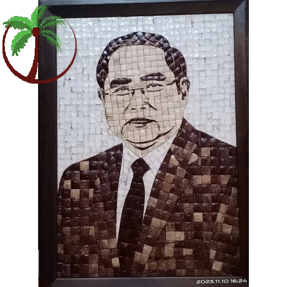 Tranh chan dung Thủ tướng Phạm Minh Chính