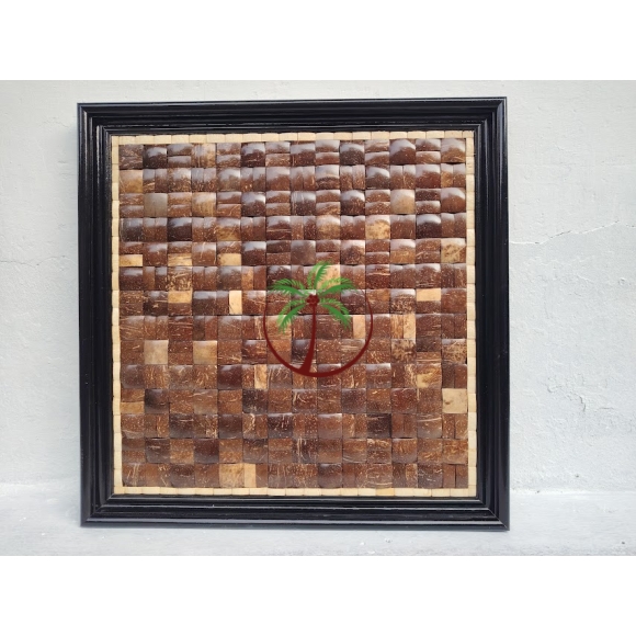 Tranh Mosaic Gáo Dừa Trang Trí Cao Cấp Mã NH-D13